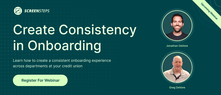 Create Consistency in Onboarding